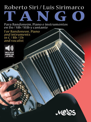 cover image of Tango para bandoneón, piano e instrumentos en Do, Sib, Mib y cantante